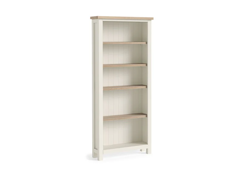 MODERN COUNTRY COCONUT LARGE BOOKCASE_KD