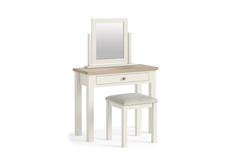 Modern Country Coconut Vanity Mirror – Oak with Swivel Action 595mm - Image 2