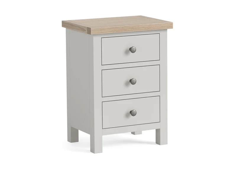 MODERN COUNTRY GREY BEDSIDE - Image 2