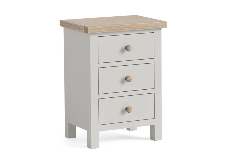 MODERN COUNTRY GREY BEDSIDE - Image 3