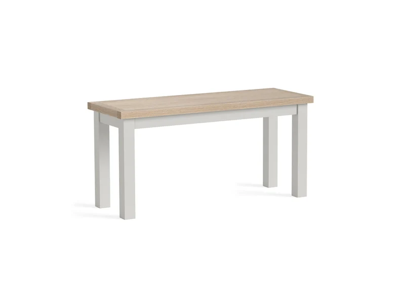 MODERN COUNTRY GREY BENCH - Image 2