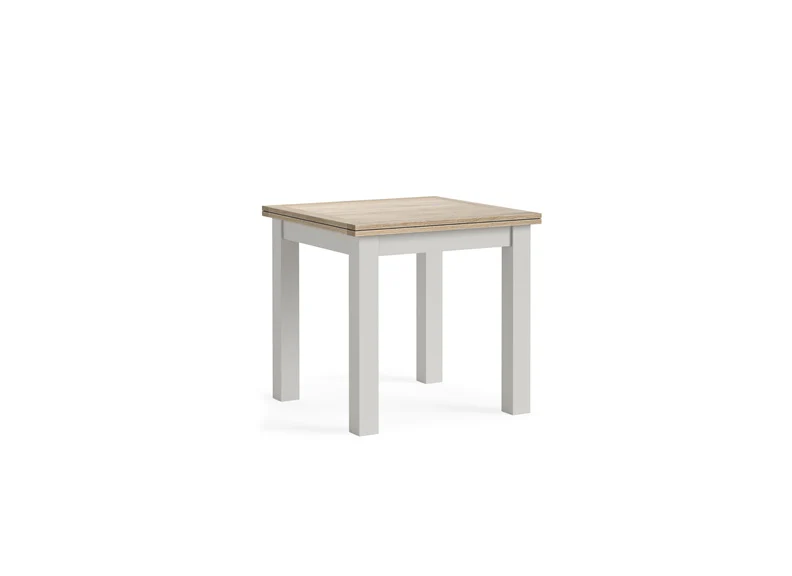 MODERN COUNTRY GREY FLIP TOP TABLE - Image 2