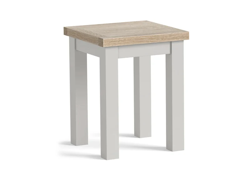MODERN COUNTRY GREY LAMP TABLE
