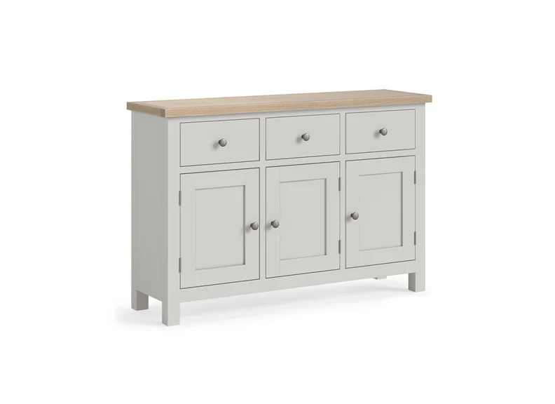MODERN COUNTRY GREY LARGE SIDEBOARD - Image 3