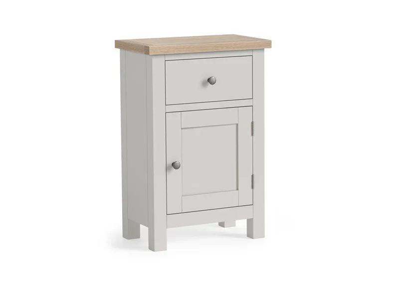 Modern Country Grey Telephone Cupboard – Compact Storage Solution 500mm