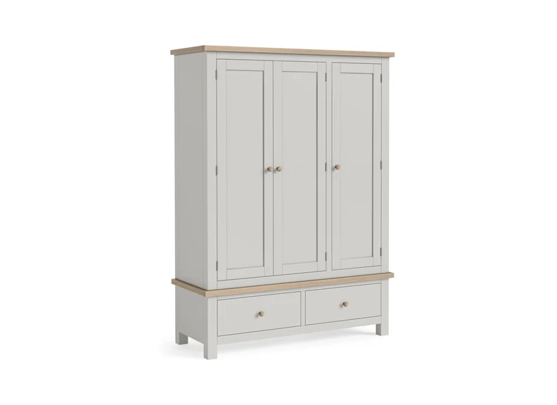 MODERN COUNTRY GREY TRIPLE WARDROBE