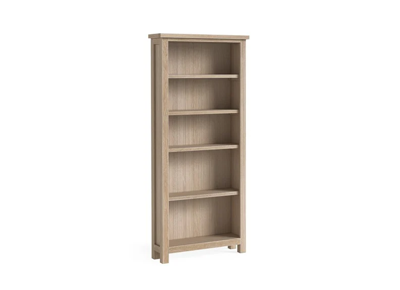 MODERN COUNTRY OAK LARGE BOOKCASE_KD