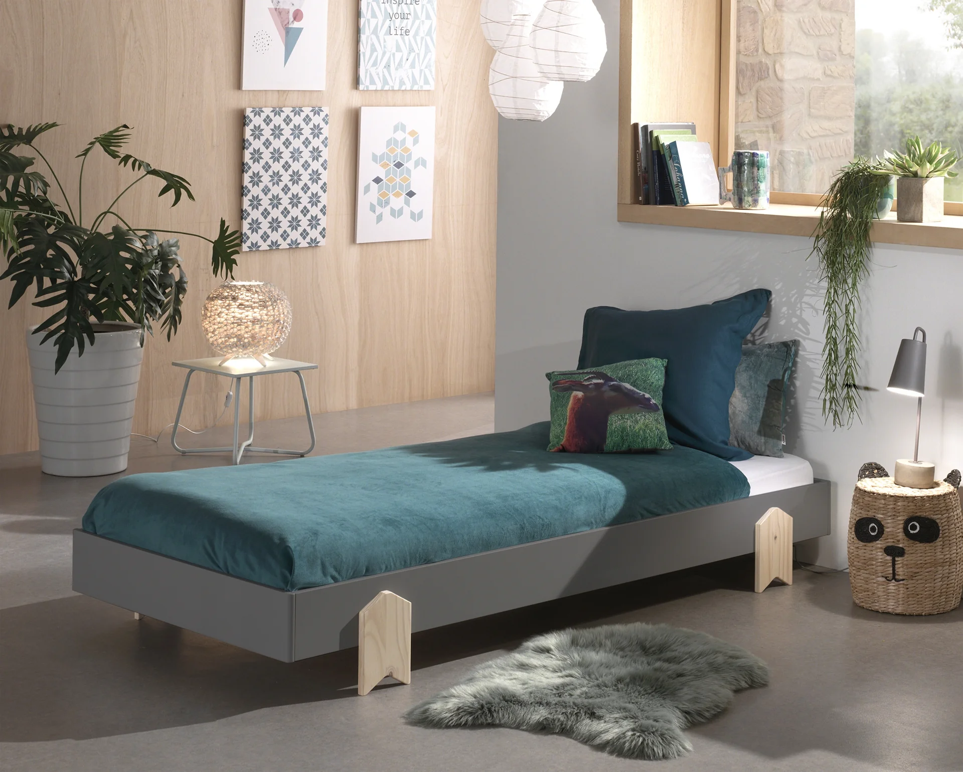Modulo Arrow Leg Bed – Space-Saving Design 200x90 cm - Image 11