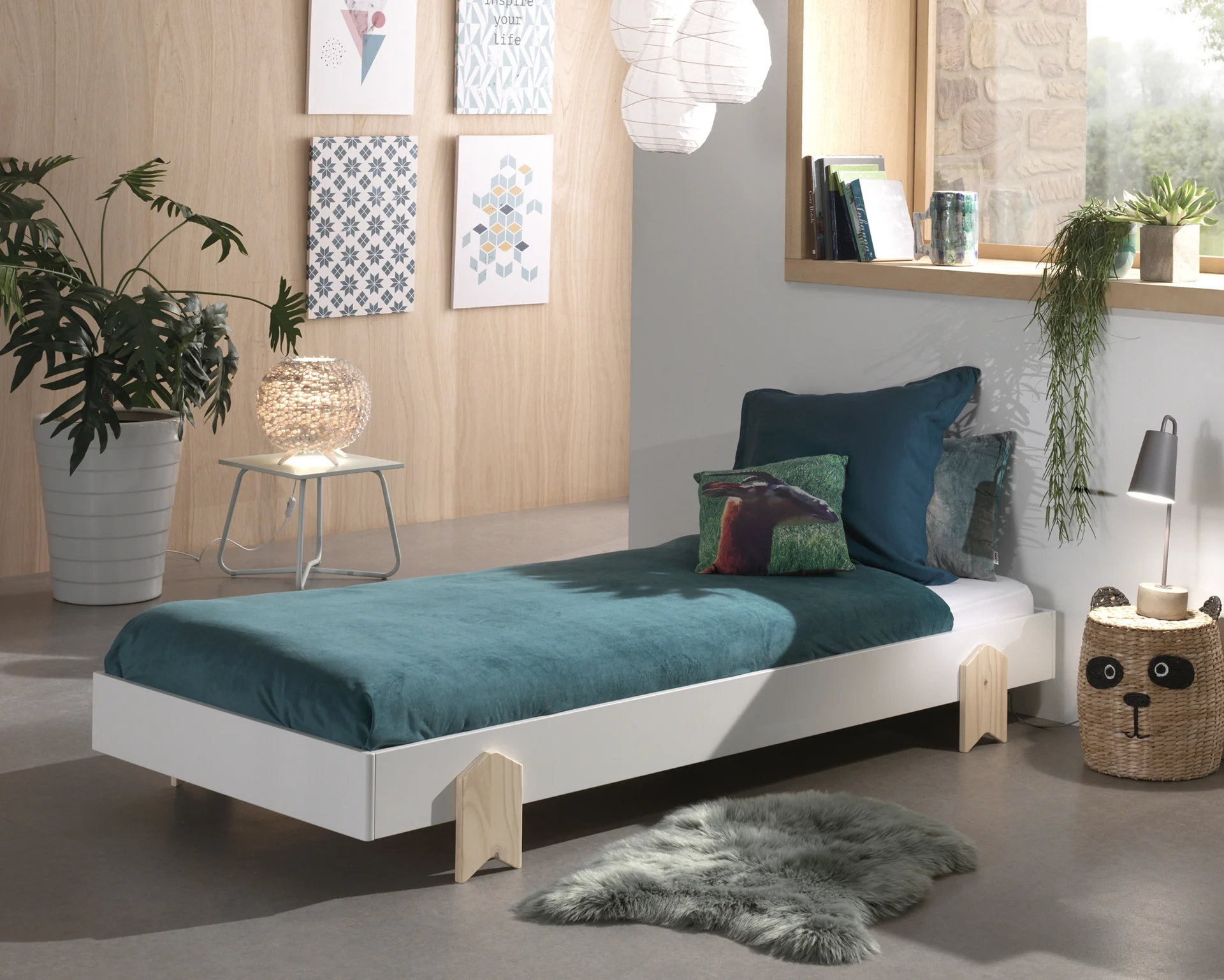 Modulo Arrow Leg Bed – Space-Saving Design 200x90 cm - Image 3