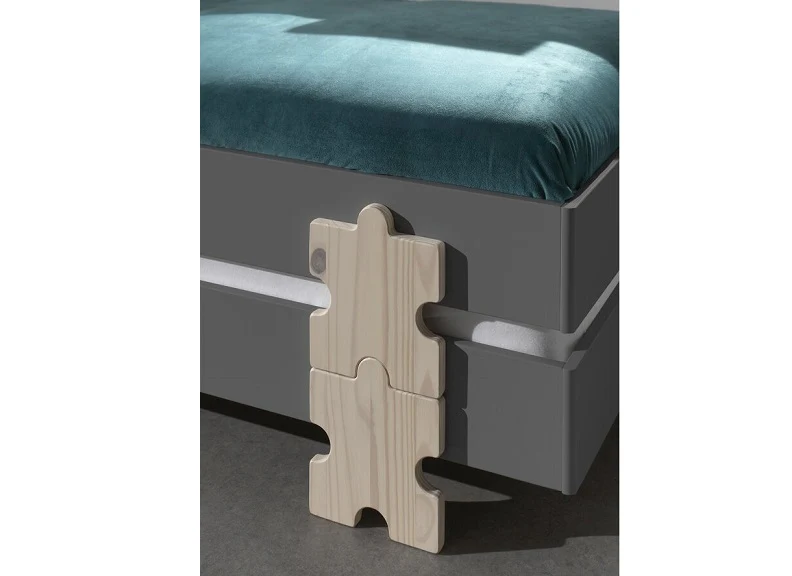 Modulo Puzzle Bed – Stackable Design for Space Saving 200x90 cm - Image 8