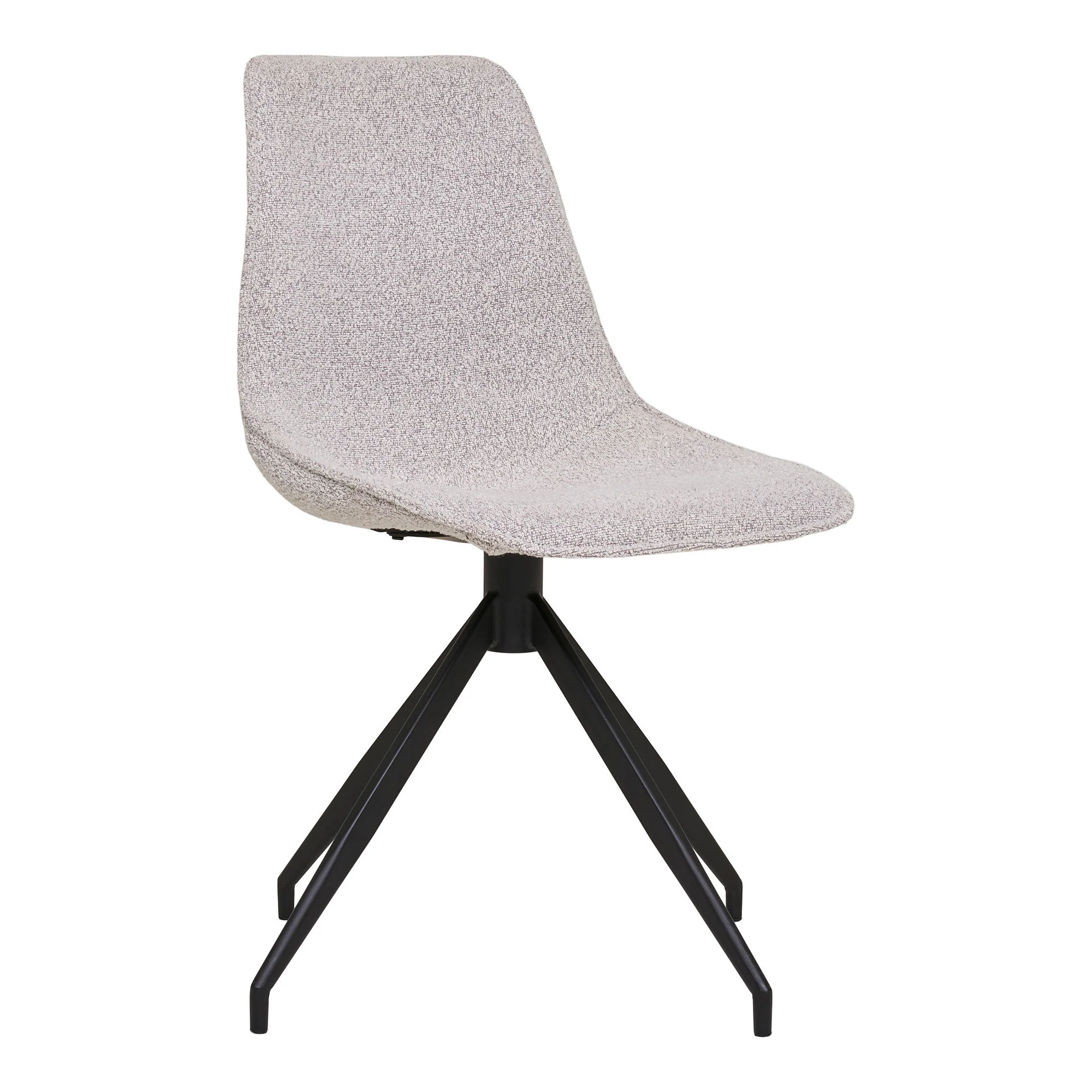 Monaco Dining Chair Option 5 – Sand Fabric with Steel Frame - Image 3
