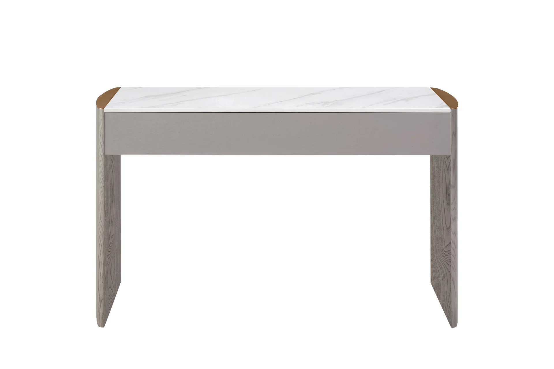 Mondello 2 Drawer Dressing Table – Washed Oak with Sintered Stone Top - Image 2