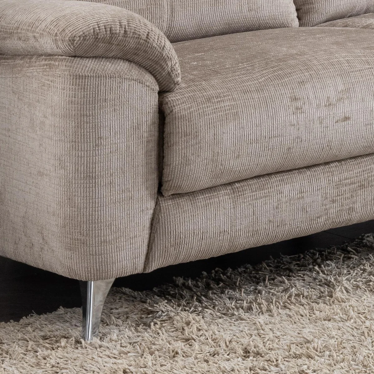 Monroe Fixed 3 Seater Fossil - Image 2