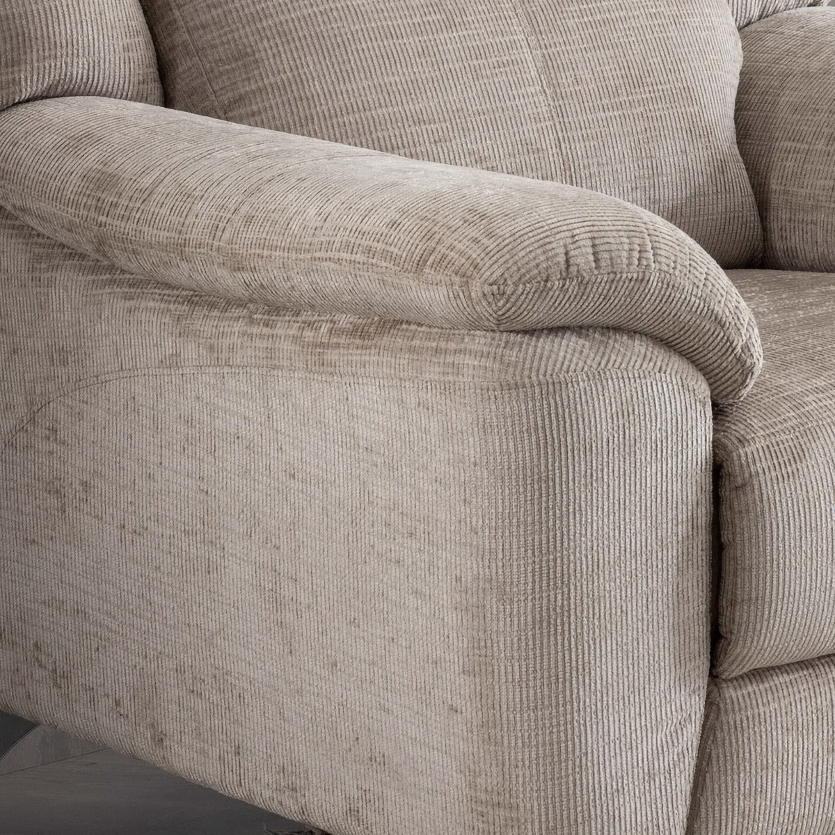 Monroe Fixed 3 Seater Fossil - Image 3