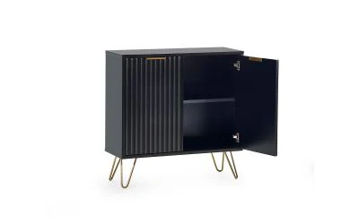 Murano Compact Sideboard - Matte Black - Image 3