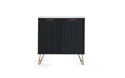 Murano Compact Sideboard - Matte Black - Image 4