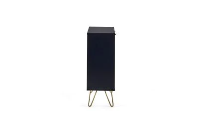 Murano Compact Sideboard - Matte Black - Image 5