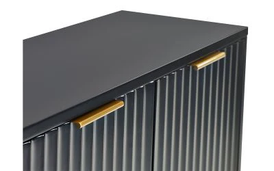 Murano Compact Sideboard - Matte Black - Image 6