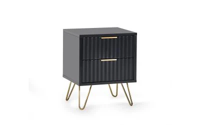 Murano Lamp Table - Matte Black - Image 4
