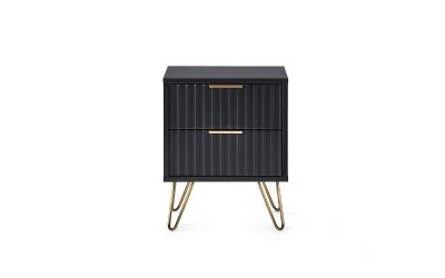 Murano Lamp Table - Matte Black - Image 5