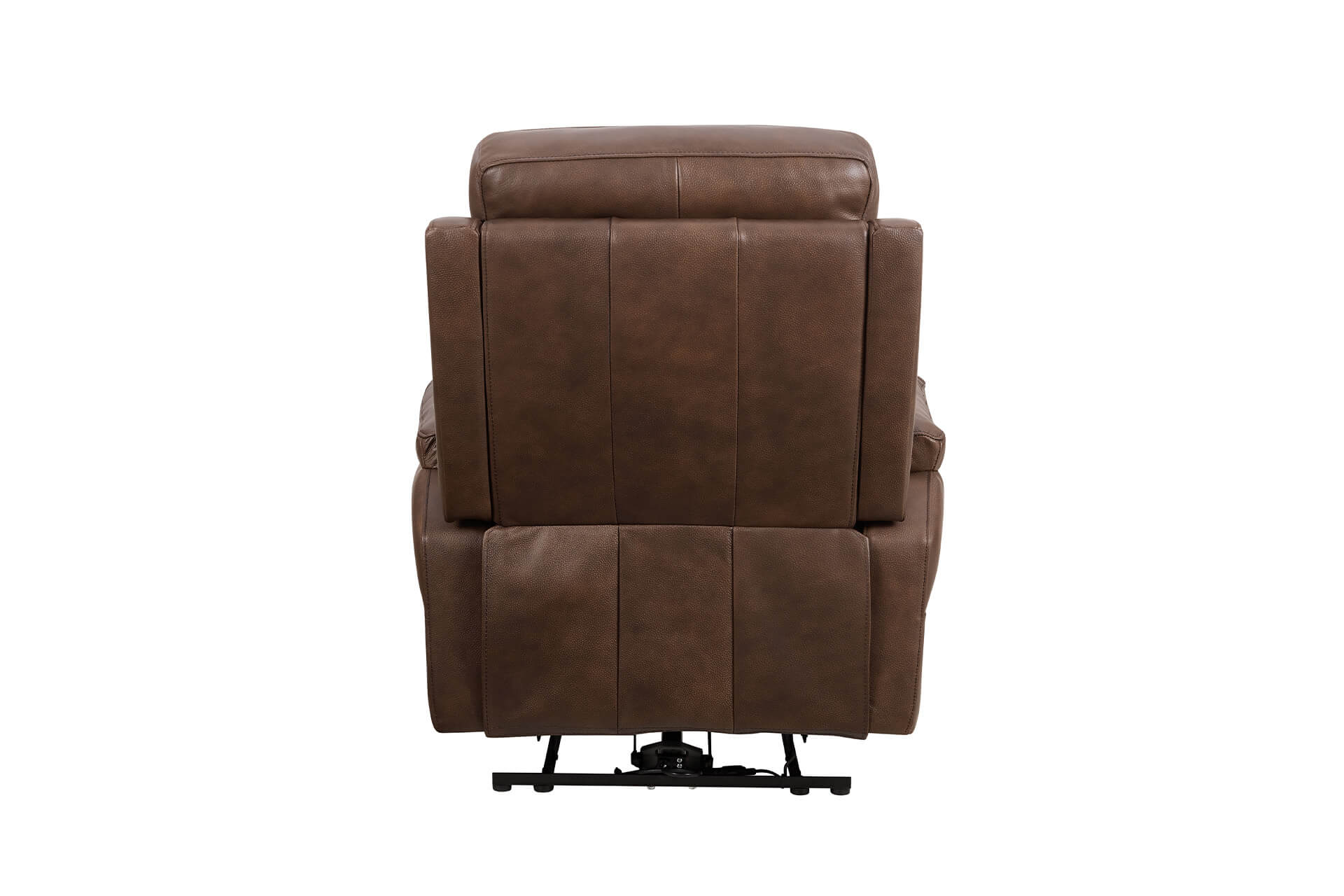 Nardo 1 Seater Electric Recliner – Brown Leather with USB Ports - Image 10