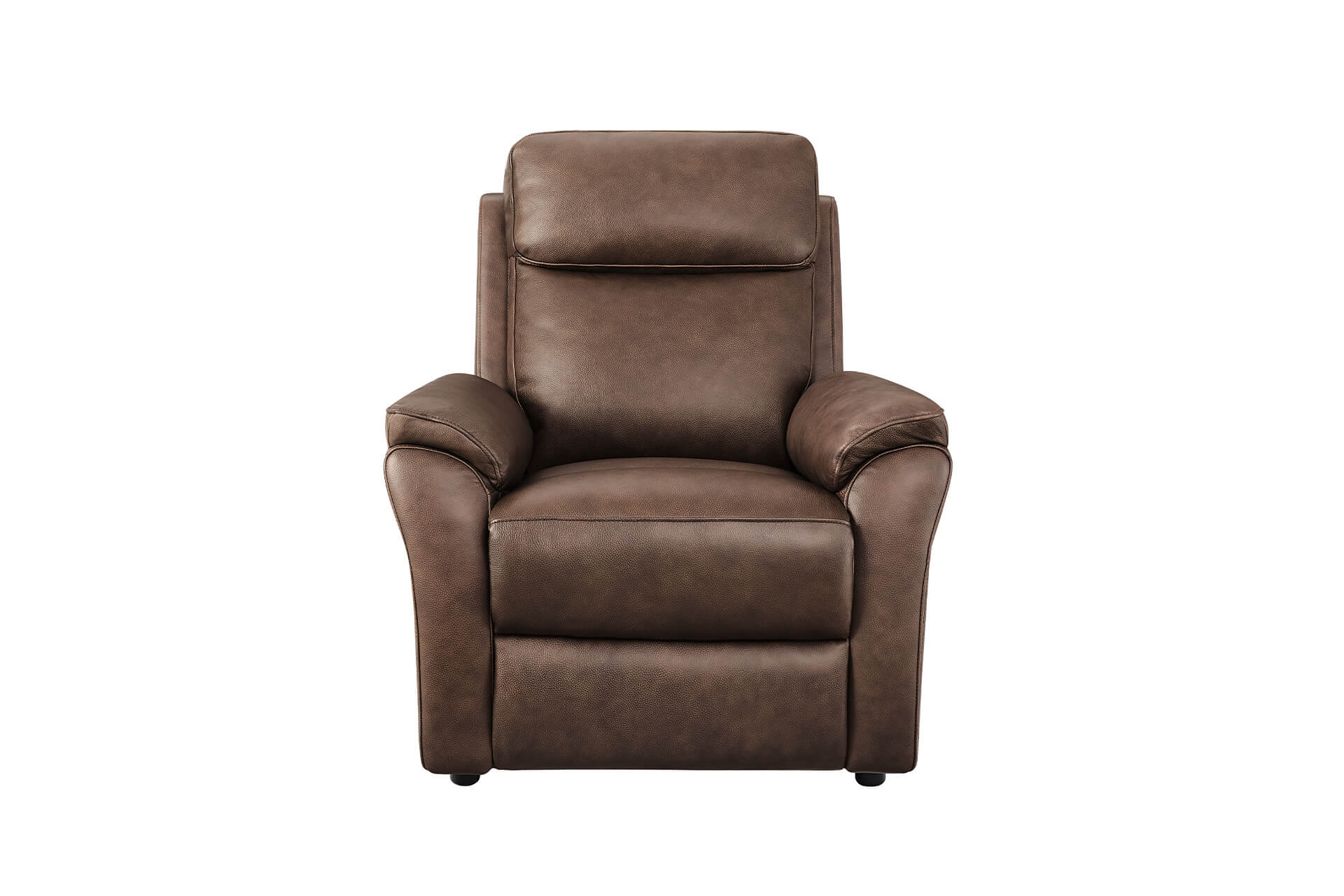 Nardo 1 Seater Sofa – Brown Leather Upholstery - Image 4