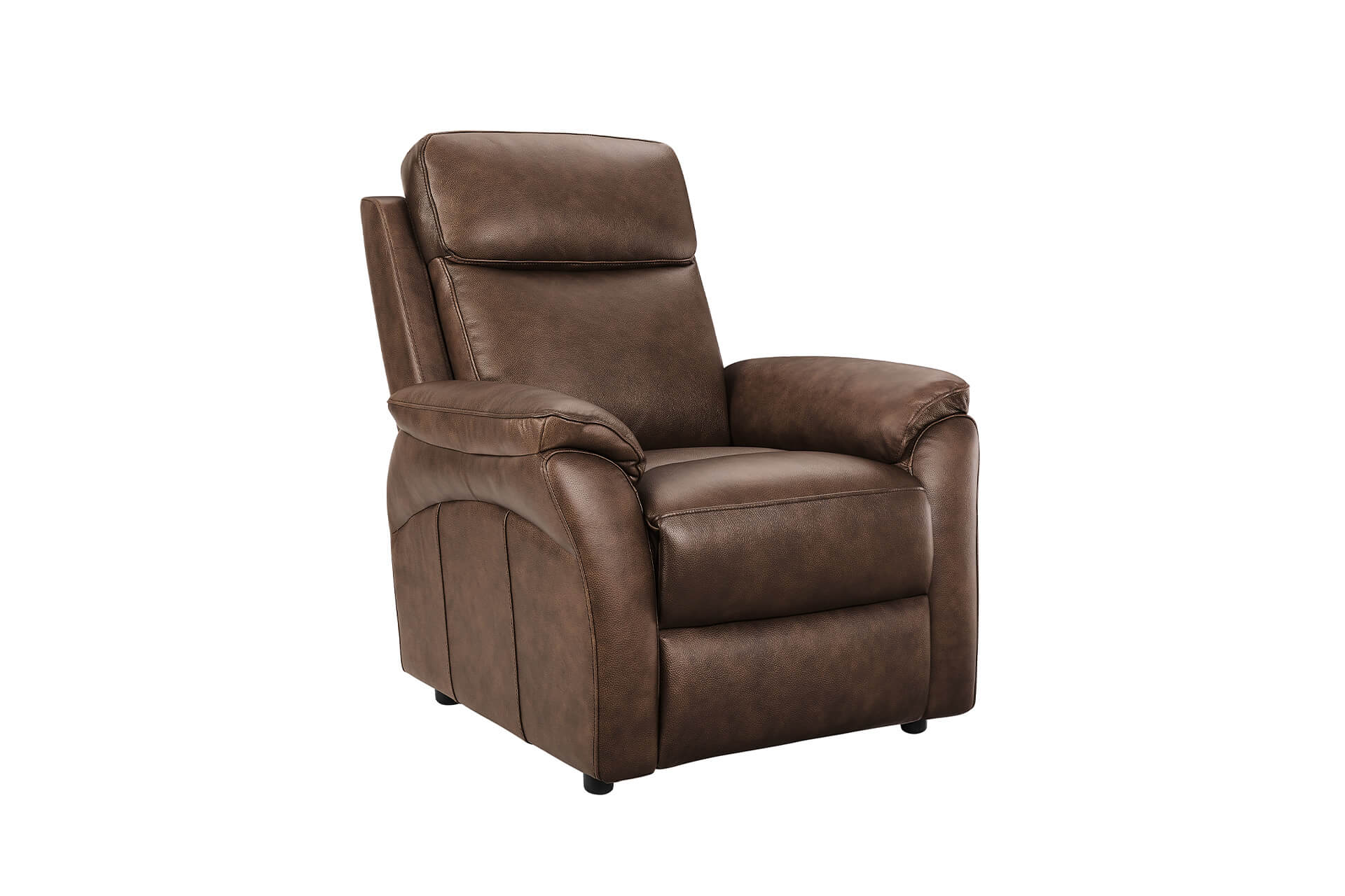 Nardo 1 Seater Sofa – Brown Leather Upholstery - Image 5