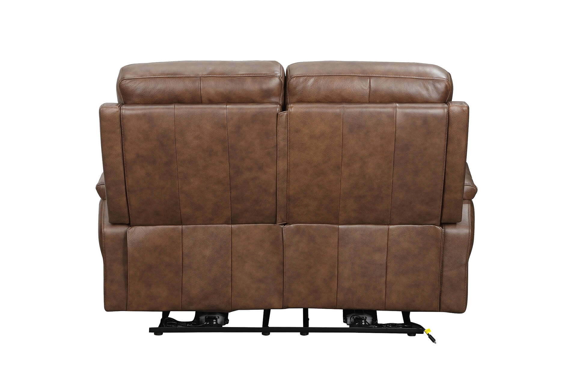 Nardo 2 Seater Electric Recliner – Brown Leather with USB Ports - Image 11
