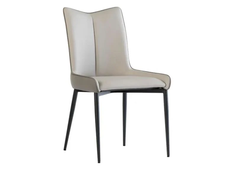 Nardo Grey/Light Grey Faux Leather Chair - Image 2