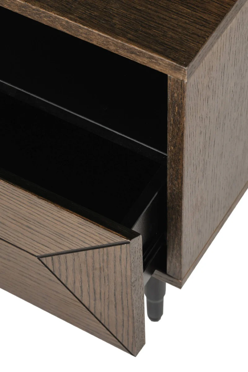 Nate Bedside Table in Brown or Natural Oak - Image 5