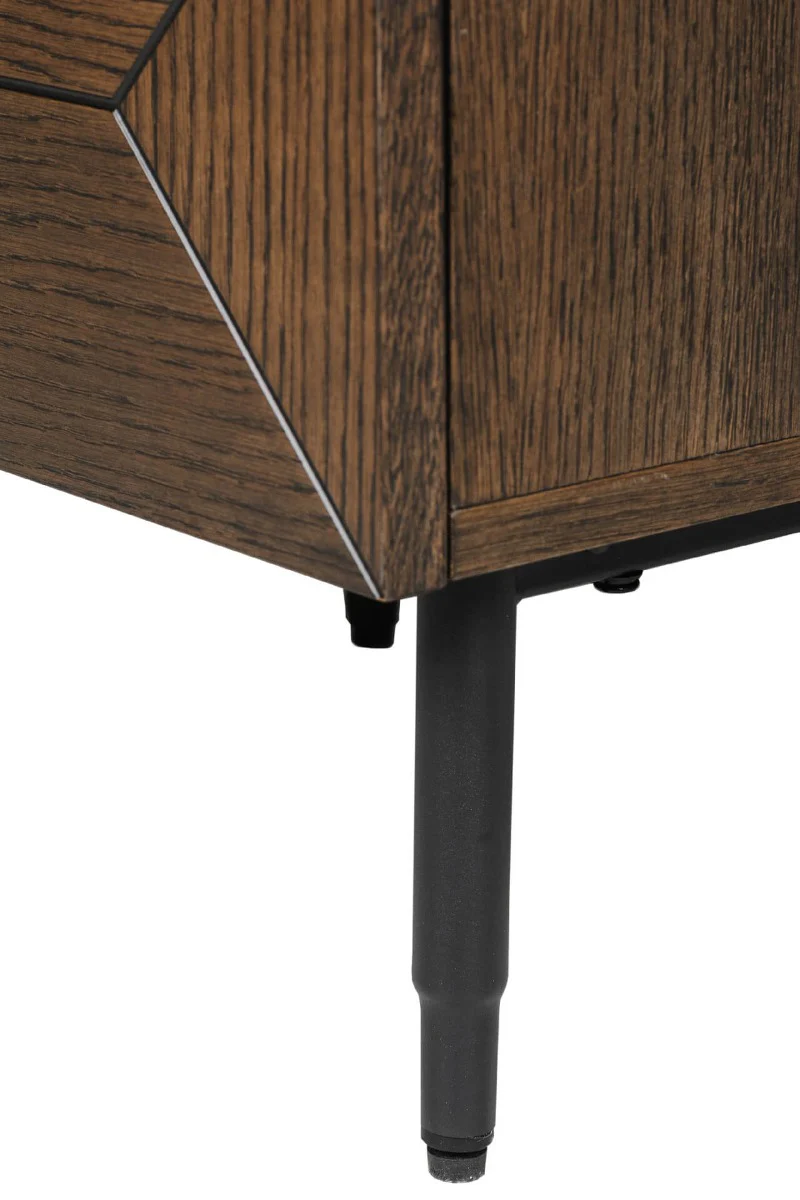 Nate Bedside Table in Brown or Natural Oak - Image 6