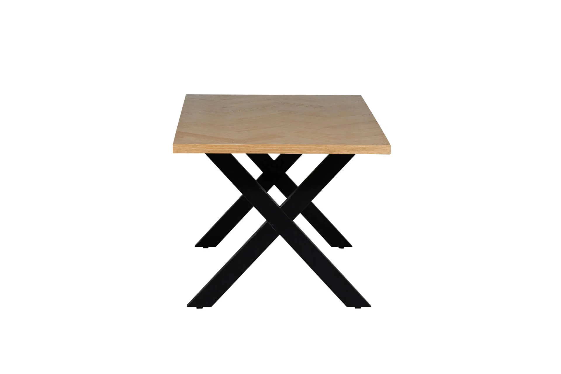 Nate Dining Table 180cm – Natural Oak with Black Metal Legs - Image 10