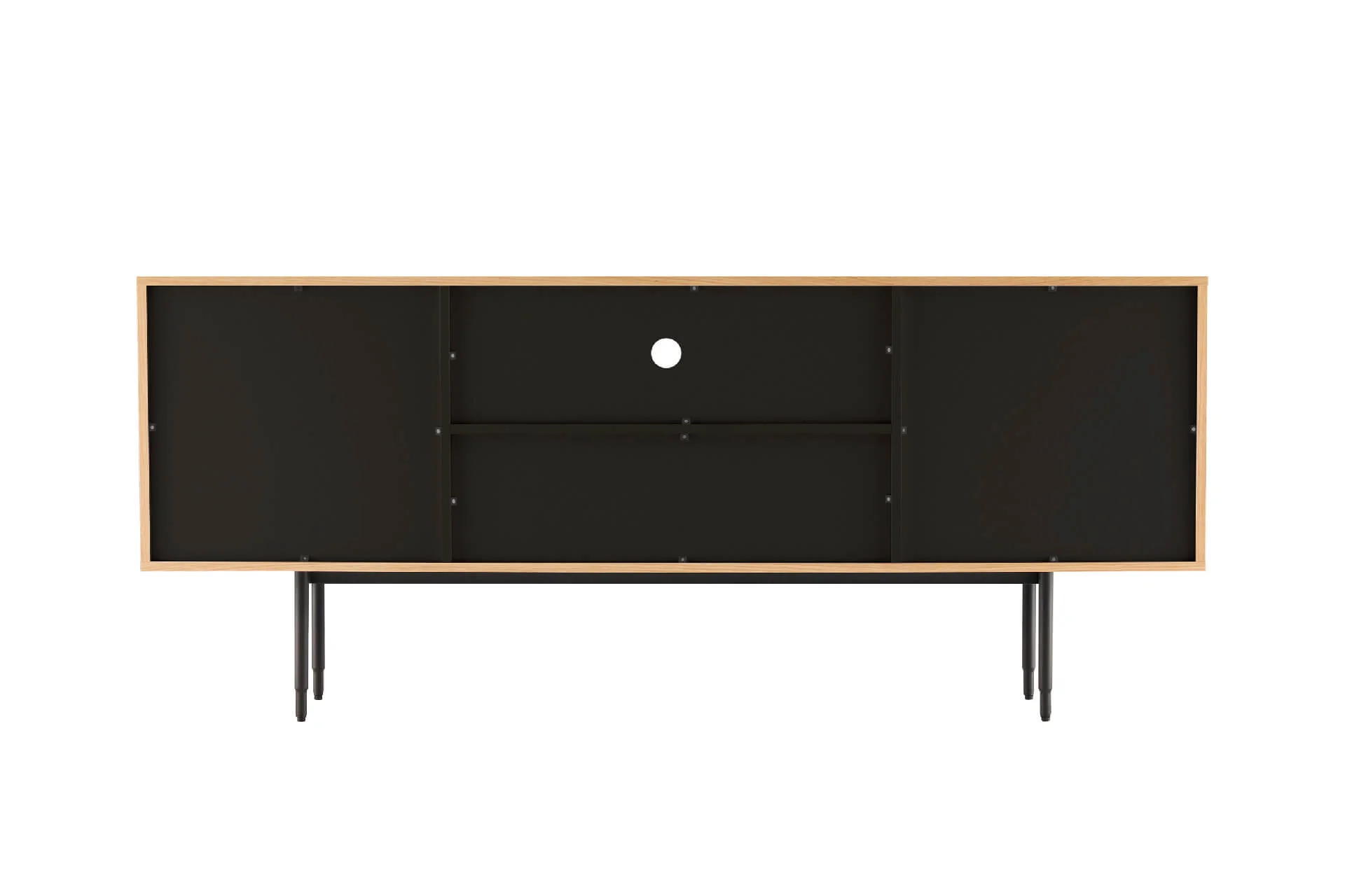 Nate Large Sideboard 180cm – Natural Oak with Geometric Patterns - Image 10