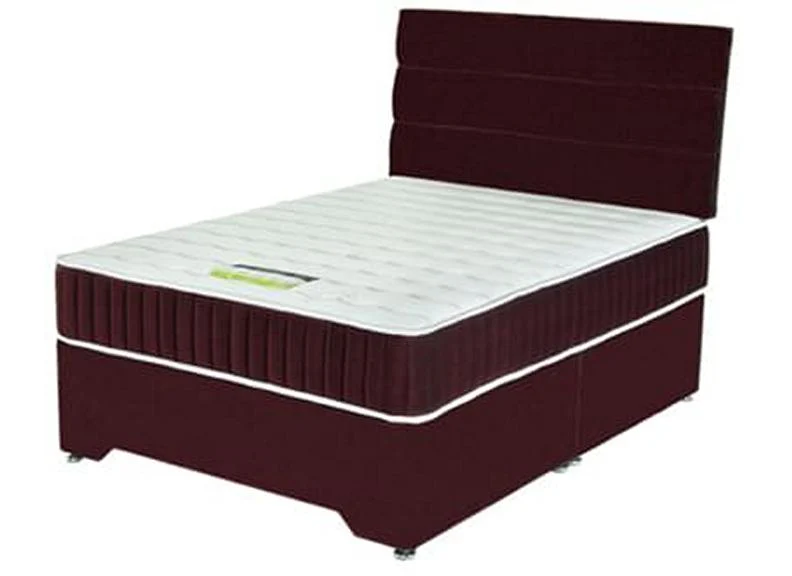 Natural Sleep 6 ft Divan Base – Customizable Fabric Options with Storage Choices - Image 2