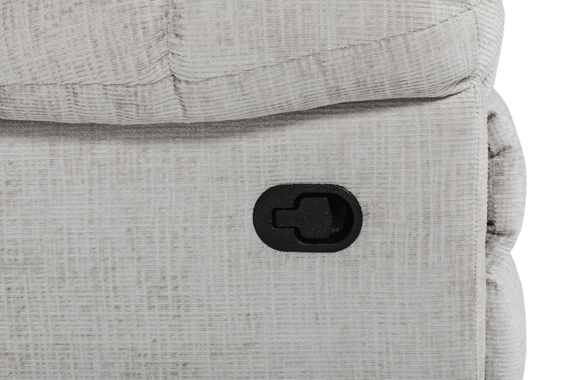 Nellie Glider Swivel Recliner – Grey with Lumbar Support - Image 8