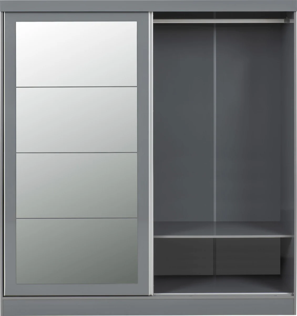 Nevada Grey Two Door Sliding Wardrobe - Image 3