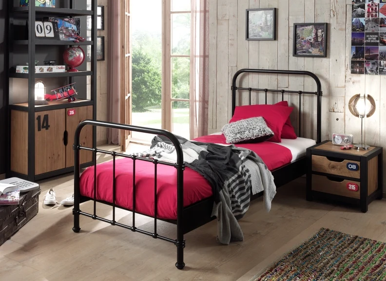New York Single Bed – Metal Frame 200x90 cm - Image 3