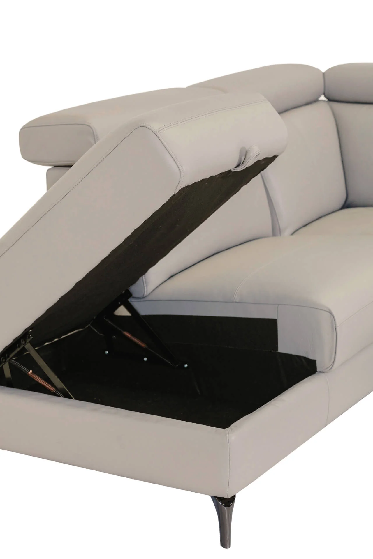Nico Corner Group Electric Recliner LHF – Stone Upholstery with USB Ports - Image 3