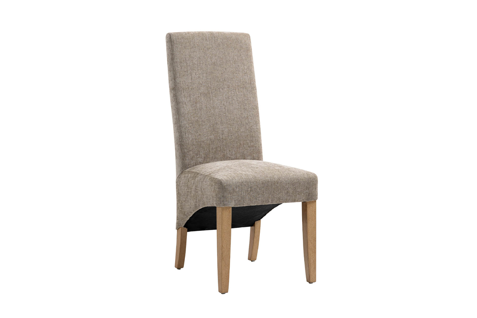 Norfolk Dining Chair – Mink Upholstered with Solid Wood Frame 1070mm - Image 6
