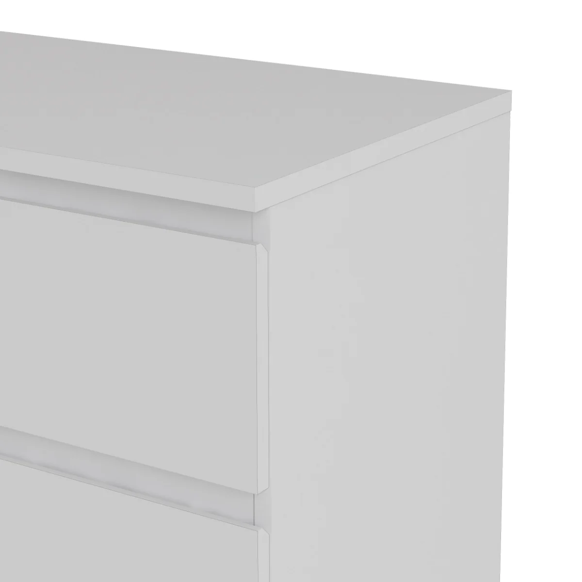 Nova 3 Drawer Chest - White - Image 4