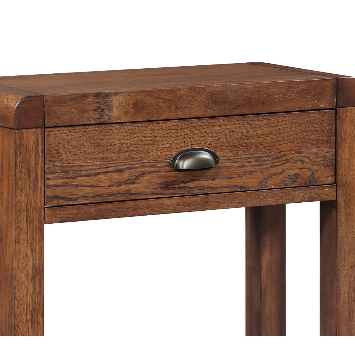 Oakridge Dark Oak 1 Drawer Hall Table - Image 2