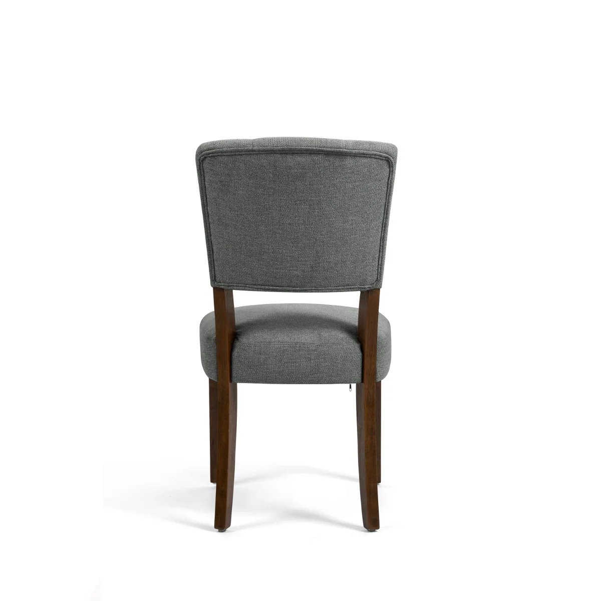 Set of 2 Oakridge Dining Chair - Grey Fabric Dark Oak - Image 3