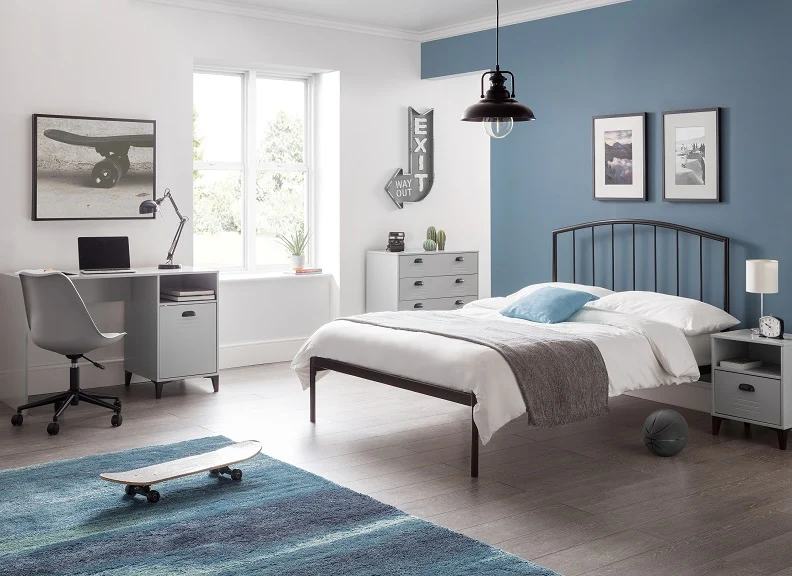Onyx Grey Metal Bedframe