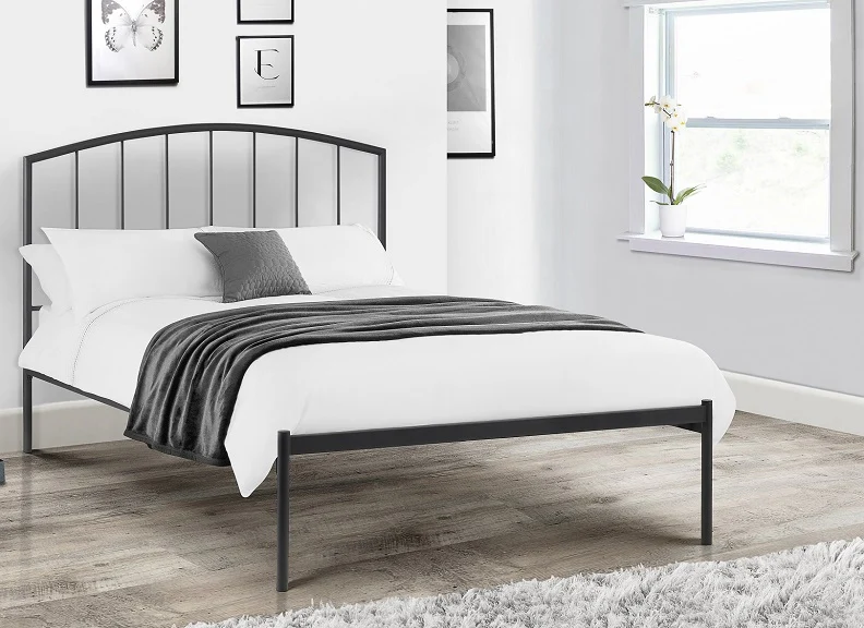Onyx Grey Metal Bedframe - Image 2