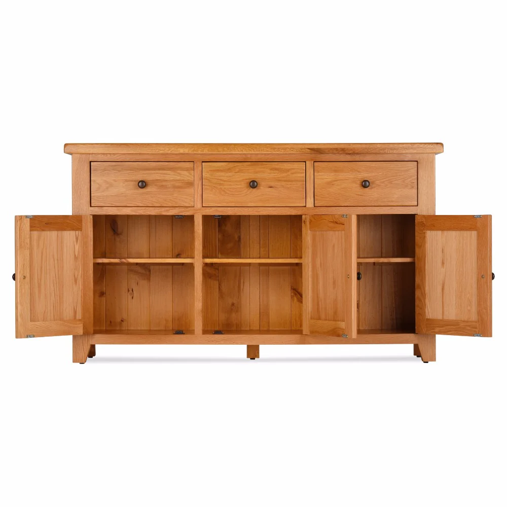 Oscar 3 Door 3 Drawer Sideboard New Design - Image 4