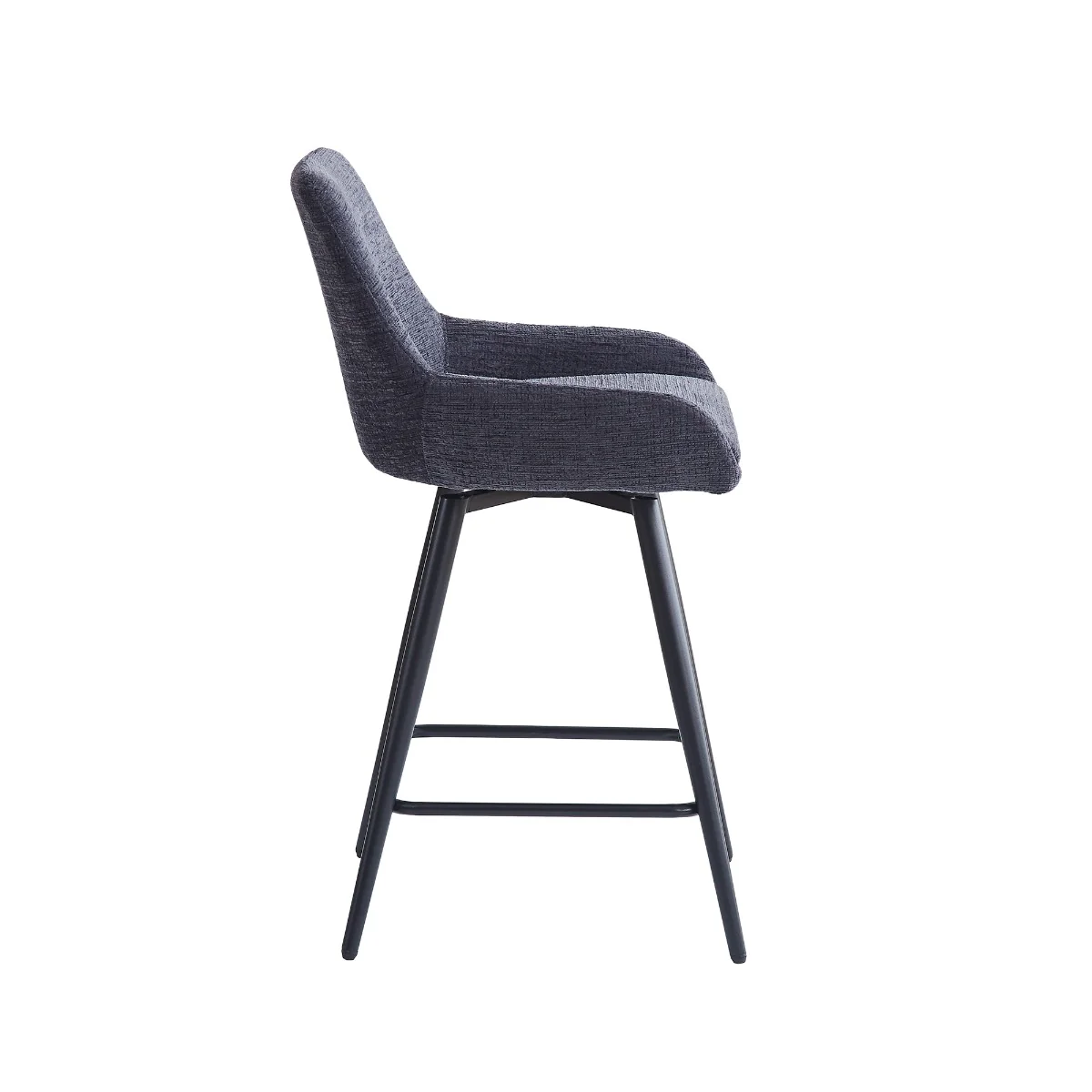 Set of 2 Oscar Counter Stool - Graphite Grey - Image 4
