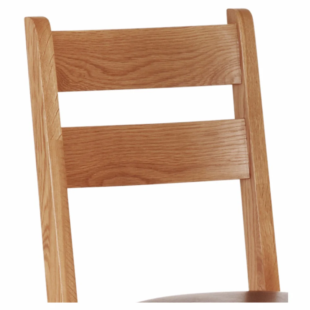 Oscar Low-Profile Dining Chair – Solid Oak with Ergonomic Design - Image 5