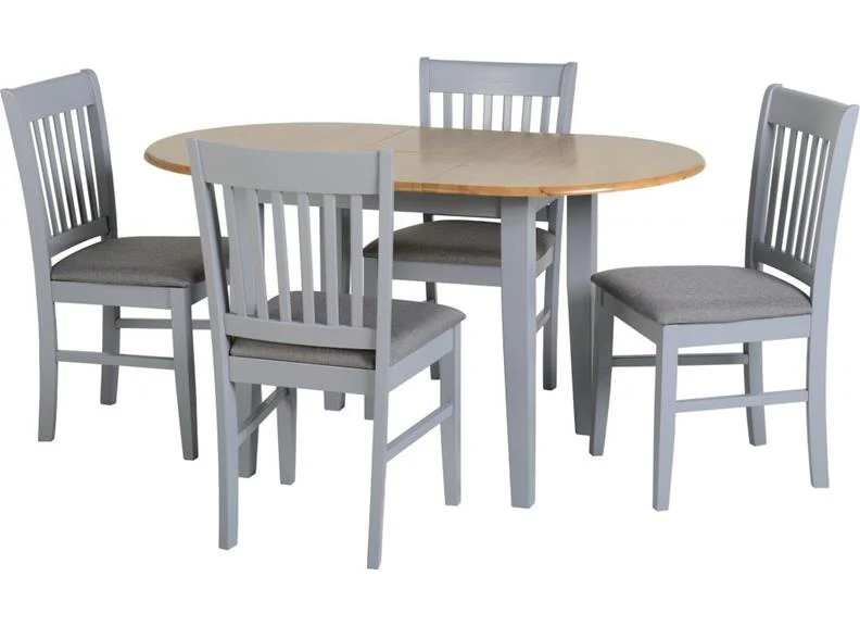 Oxford Grey Extending Dining Set - Image 2