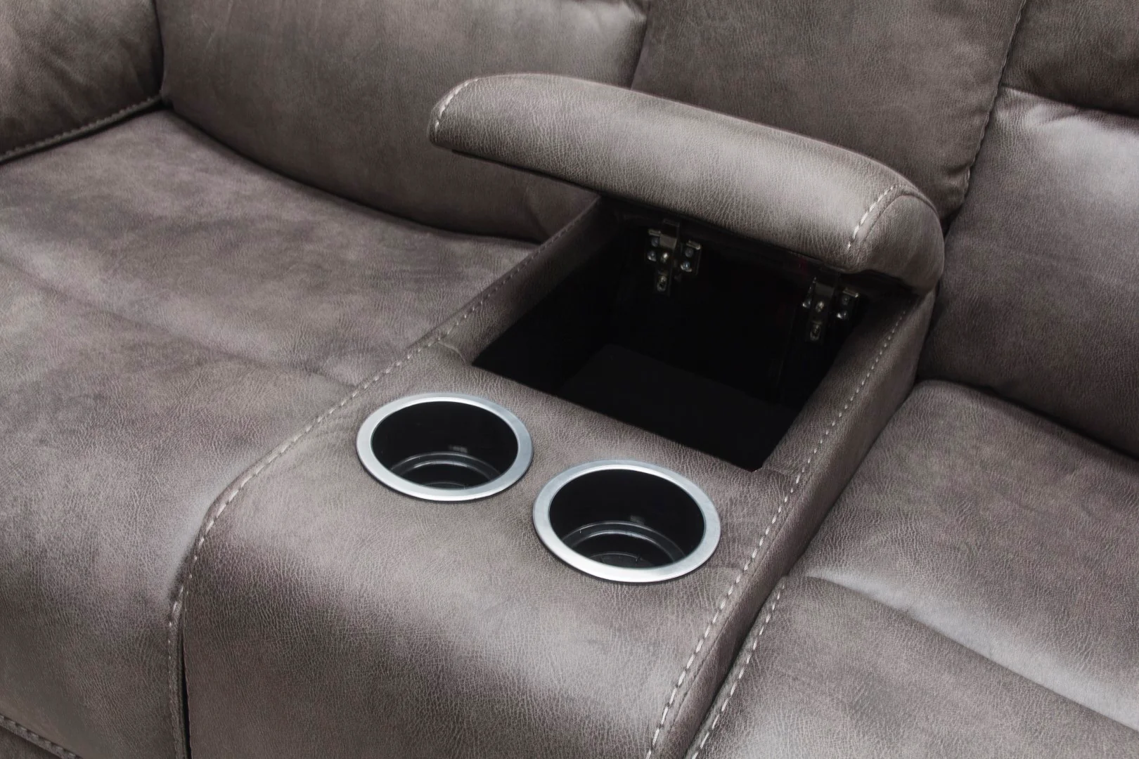 Oxford Suite Reclining Sofa Set – Soft Touch Fabric with Center Console - Image 3