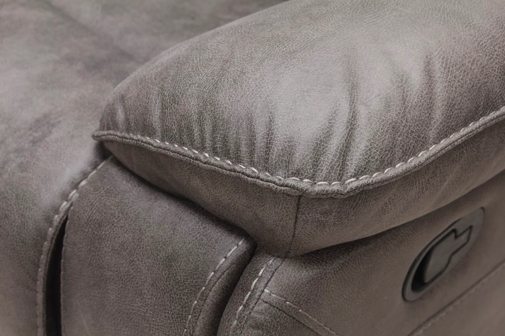 Oxford Suite Reclining Sofa Set – Soft Touch Fabric with Center Console - Image 4